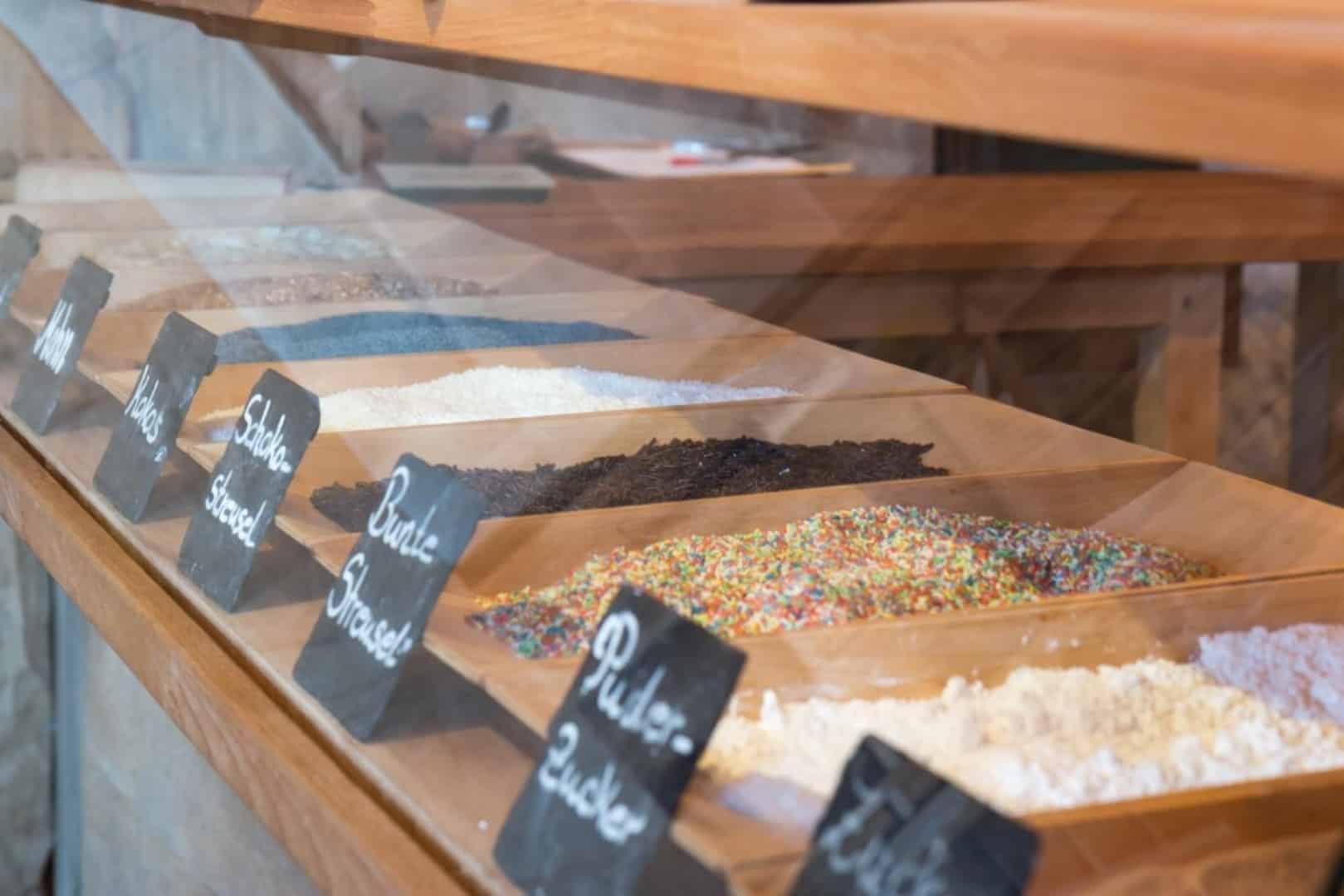 Angebot: Bei uns sparen Sie 0,50 Euro auf einen Baumstriezel Ihrer Wahl